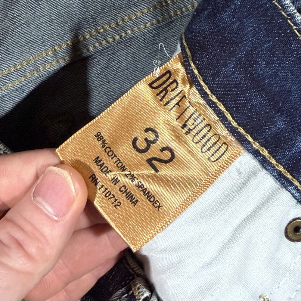 Driftwood Marilyn Slim Jeans Koi Fish Embroidered Women's Size 32 #827 - Picture 5 of 10